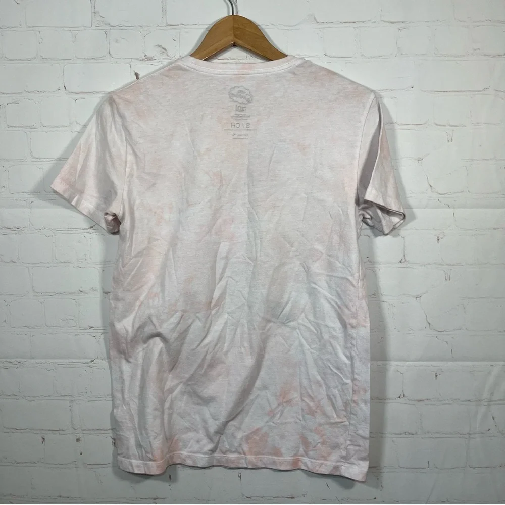 The Simpsons Characters T Shirt Mens Size Small Pink Tie Dye Short Sleeve - Picture 7 of 7